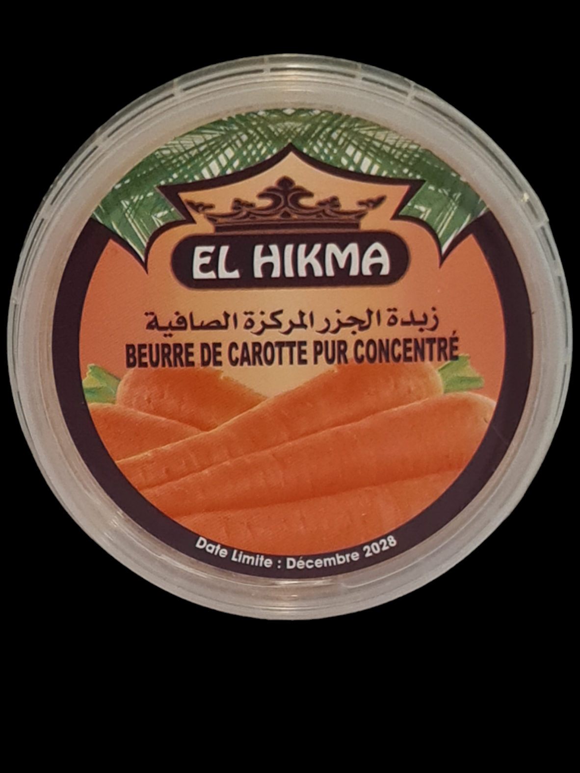 Beurre de carotte pur concentré EL HIKMA 120g